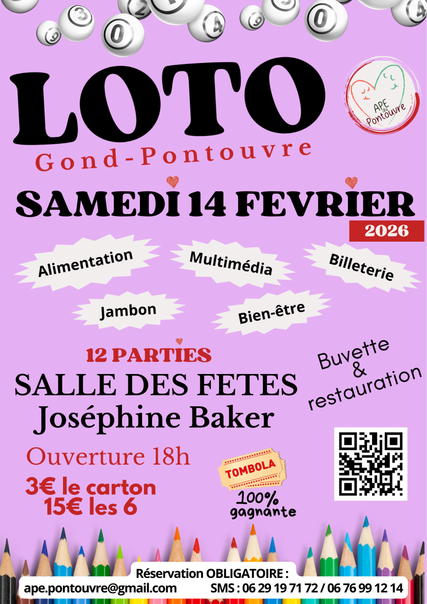 Grand loto de l'APE du Pontouvre