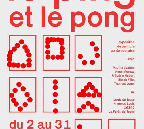 Le ping et le pong, une exposition de peinture contemporaine