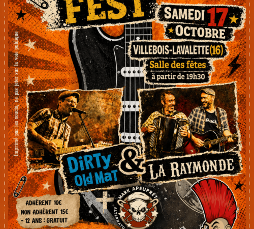 Soirée mini festival punk rock