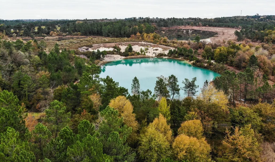 blue lakes walk Touvérac