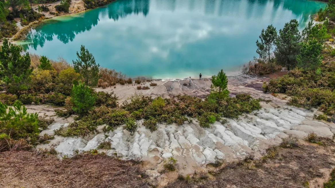 blue lakes walk Touvérac