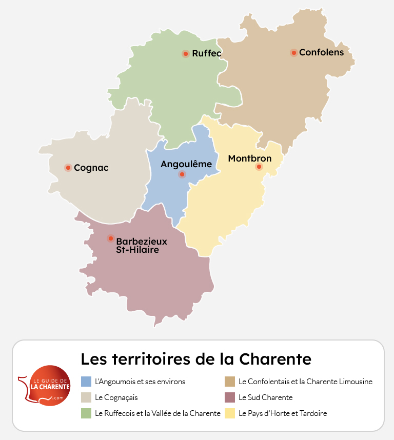Les territoires de la Charente